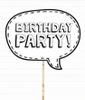 Табличка для фотосессии "Birthday Party!" (02735)